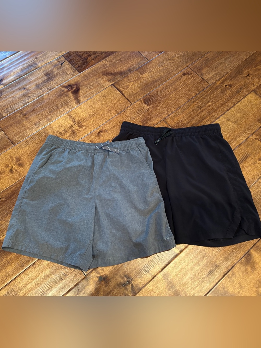 TEK gear and DSG Boys athletic shorts sz  youth large- Black and Gray
